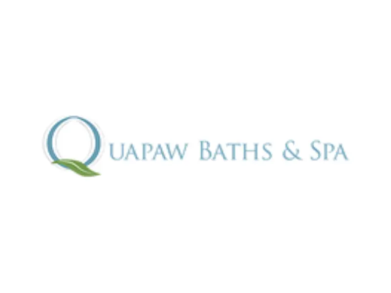 A logo of quapaw baths and spa